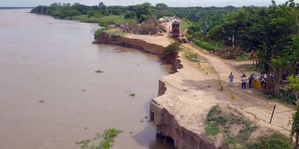 En inspección ocular, determinará medidas cautelares o no, en demanda que busca frenar la erosión fluvial en Salamina