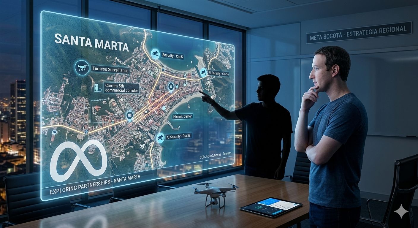 Exclusiva: ejecutivos de Meta se reúnen con emprendedor samario creador de la plataforma Turneoo