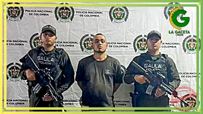 Por extorsión, cayó alias ‘Bayron’, presunto integrante de las Autodefensas Conquistadores de la Sierra en el municipio de Ciénaga