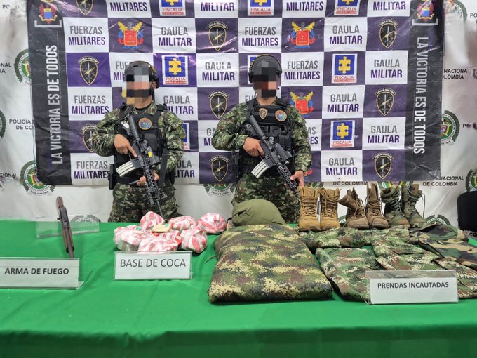 Casa utilizada como centro de acopio por grupo ilegal fue desmantelada por el Gaula del Ejército