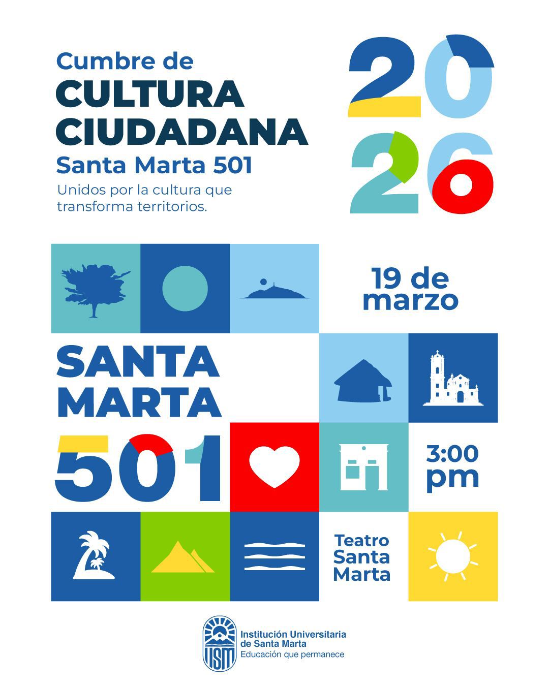 USM lidera la I Cumbre de Cultura Ciudadana ‘Santa Marta 501’