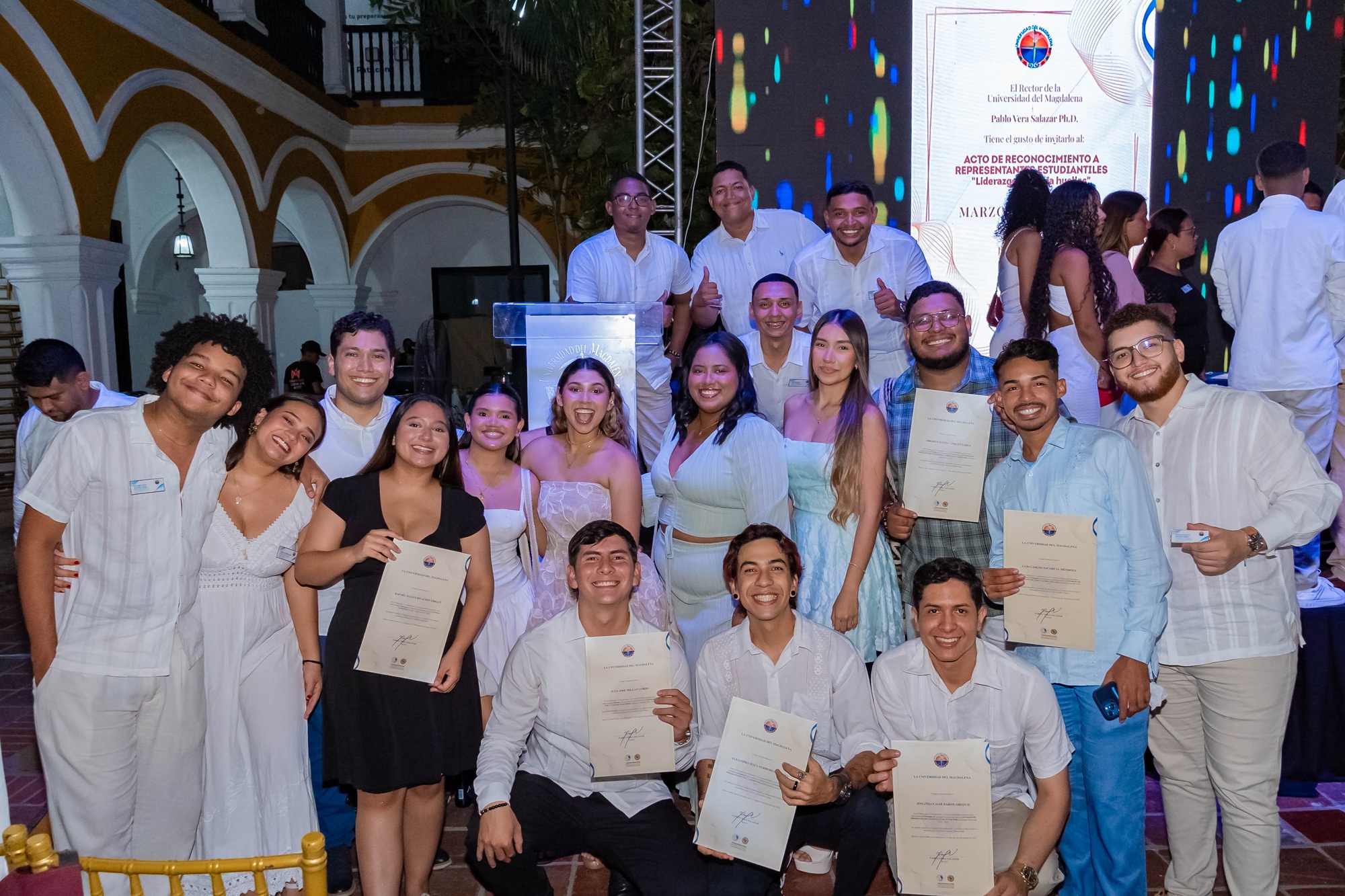 En acto de reconocimiento, UNIMAGDALENA destacó el compromiso y el liderazgo de los representantes estudiantiles