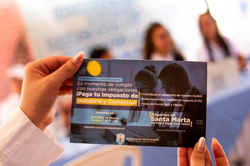 Alcaldía de Santa Marta amplía plazo para la declaración bimestral del Impuesto de Industria y Comercio 2026