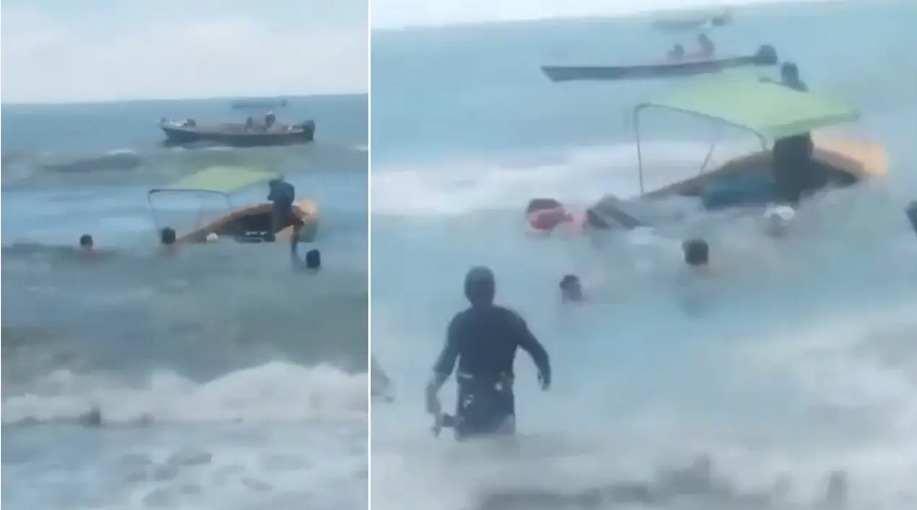 La Dimar hace aclaraciones sobre el hundimiento de una lancha y otra que fue sacada a playa. Ambos casos en El Rodadero