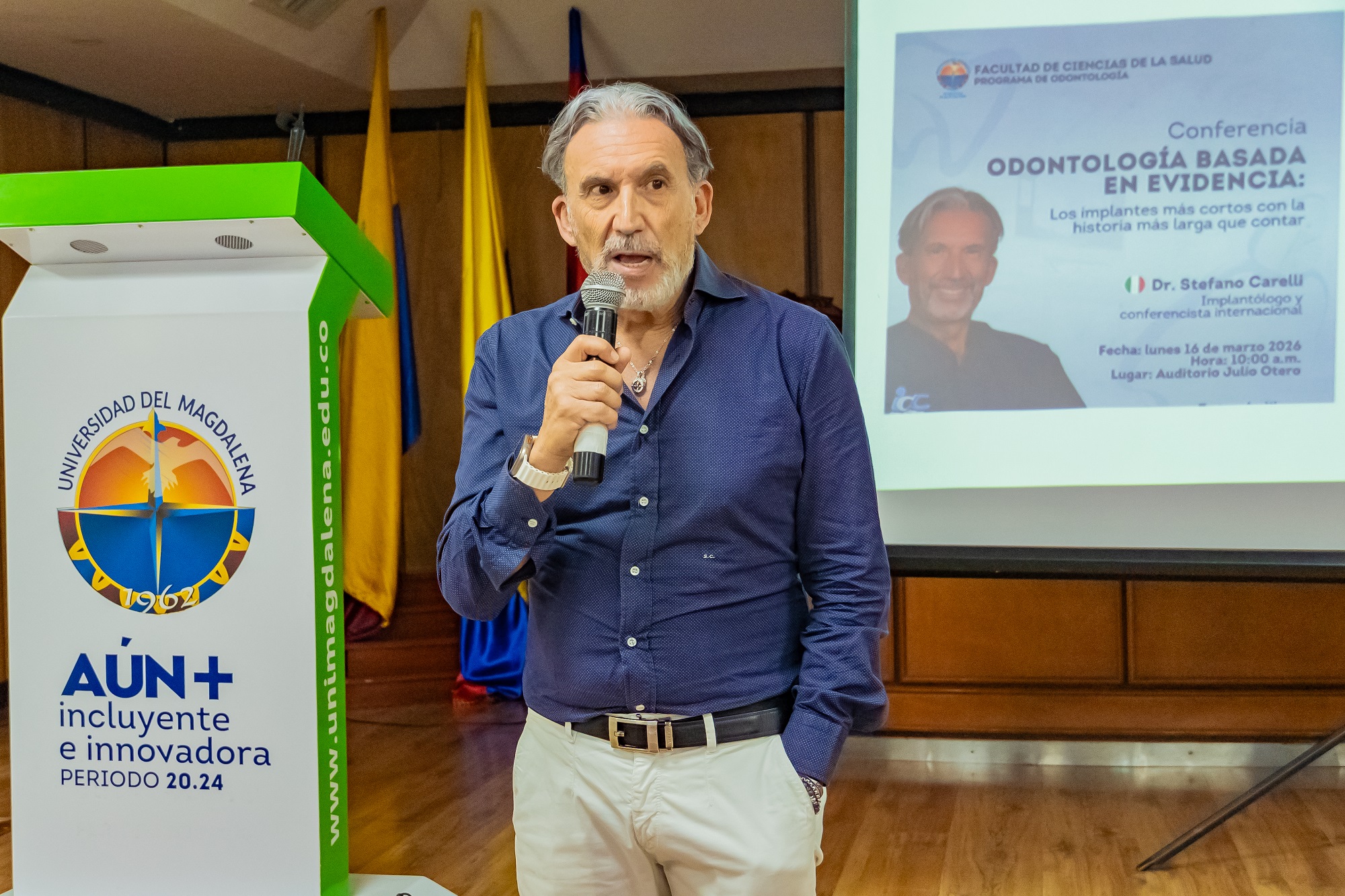 UNIMAGDALENA impulsa conocimientos en implantología moderna con experto italiano