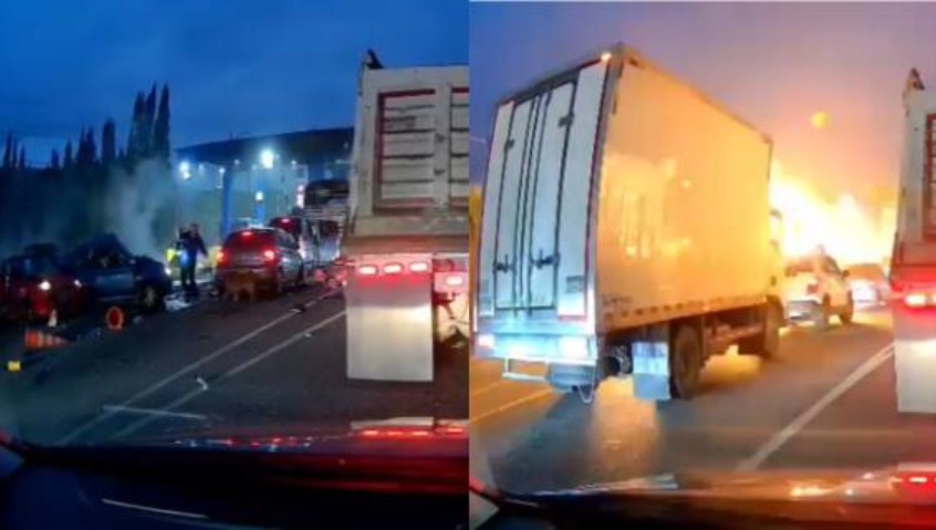 Conductor de carrotanque que dejó 5 muertos en peaje Casablanca se lanzó del vehículo