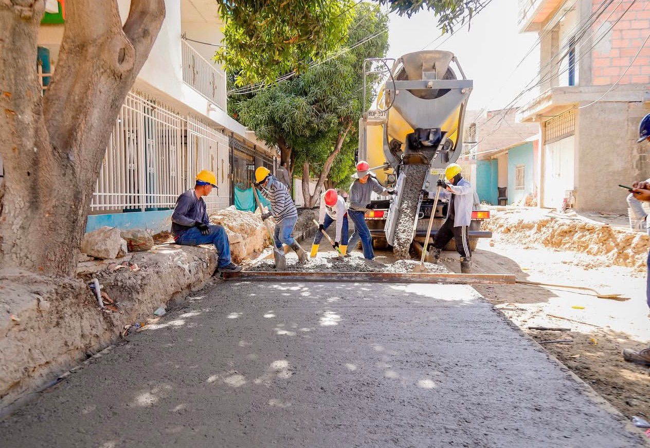 Alcaldía de Santa Marta avanza con paso firme en las obras de “Transformando mi Barrio”