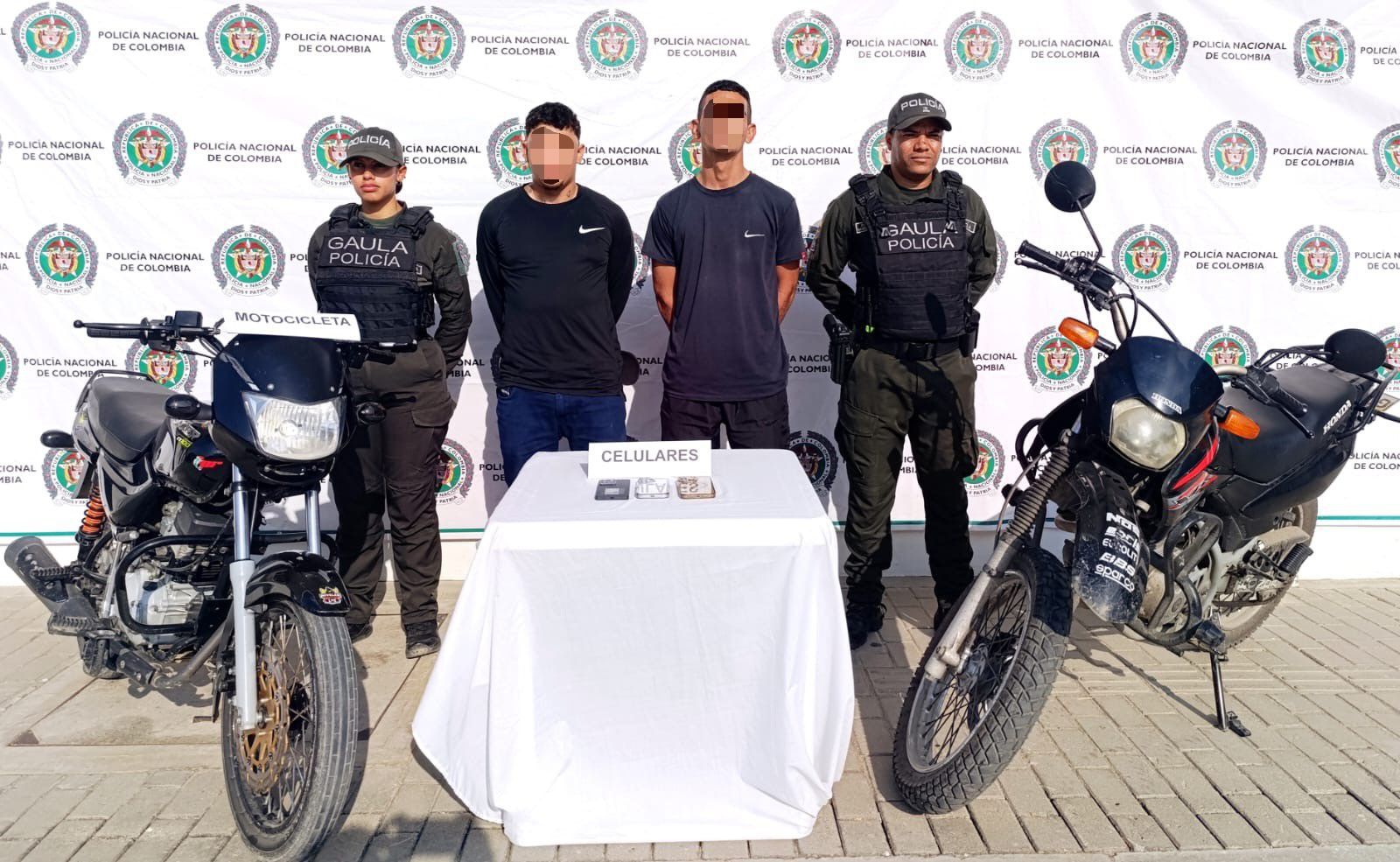 Por extorsión, cayeron alias ‘Pantera’ y alias ‘Andres’ en un operativo del Gaula de la Policía