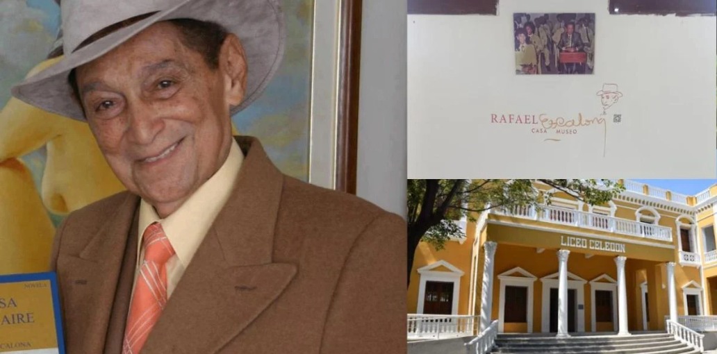 Por el Liceo Celedón, con una exposición cultural, se inicia la celebración de los 100 años del natalicio de Rafael Escalona