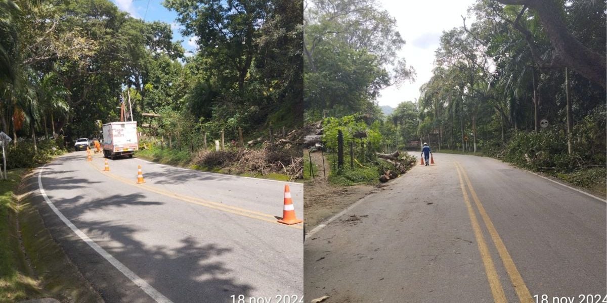 Electricista resulta herido tras choque de motocicletas cuando descendía de Minca