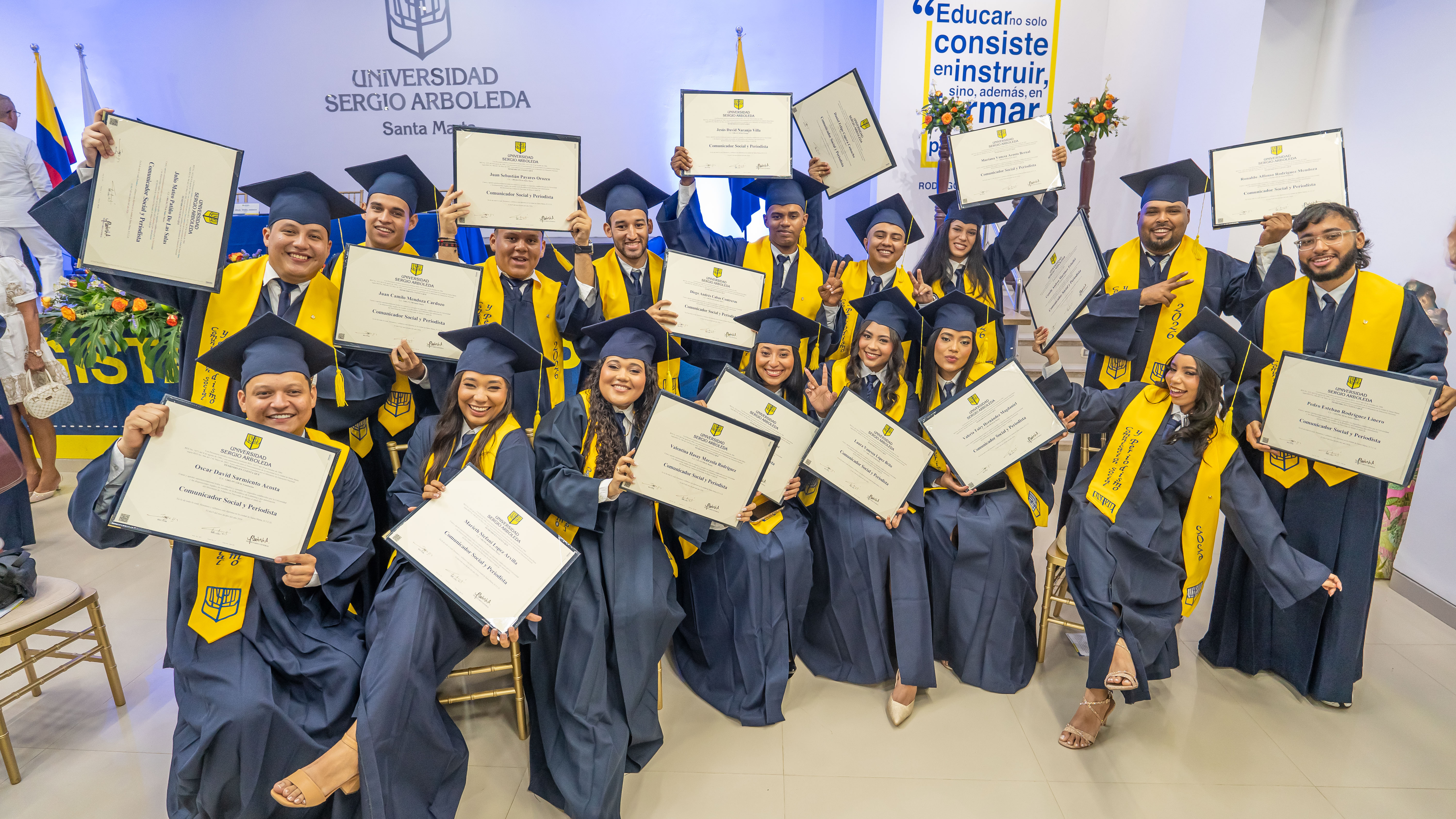 La Sergio Arboleda otorgó título a 108 profesionales