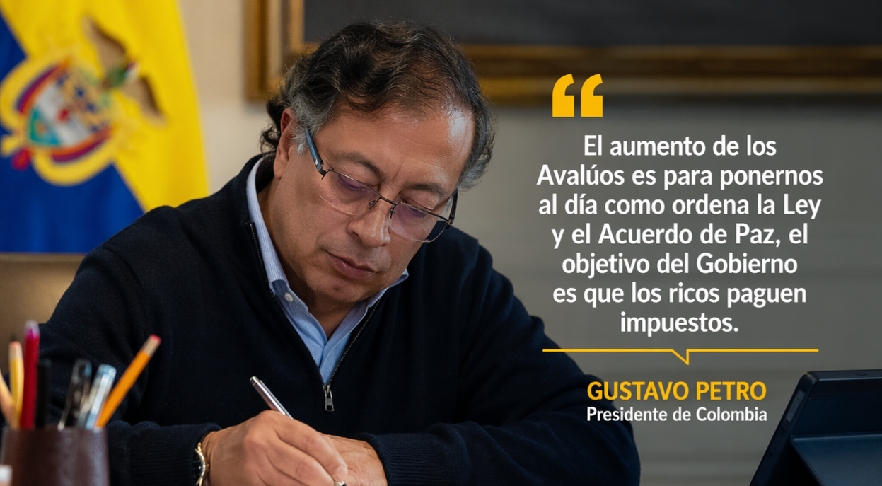 Petro advierte a alcaldes de Santander por avalúos catastrales y pide levantar protestas