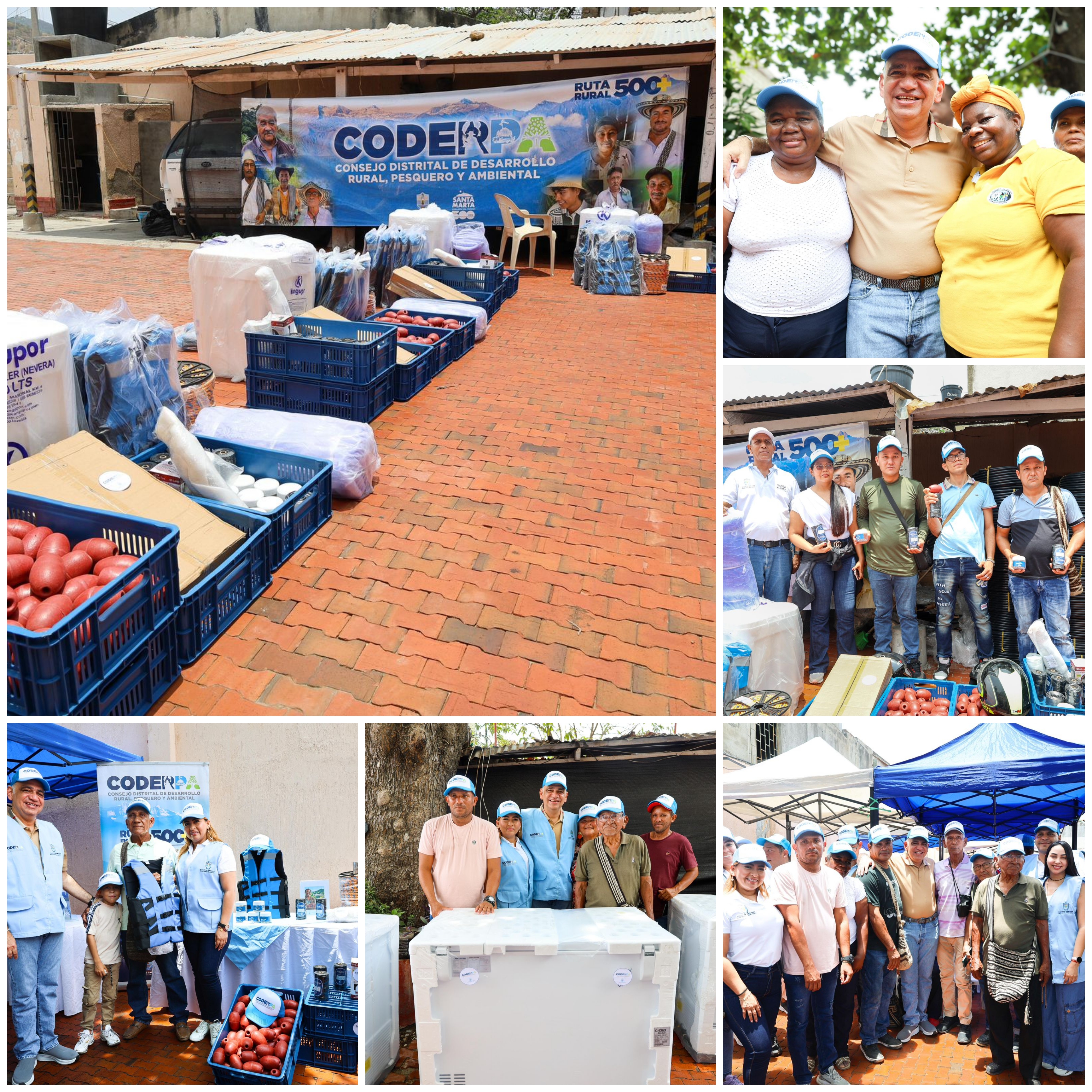 Para fortalecer al sector, Alcaldía de Carlos Pinedo Cuello entrega equipos y acompañamiento técnico a 15 asociaciones pesqueras