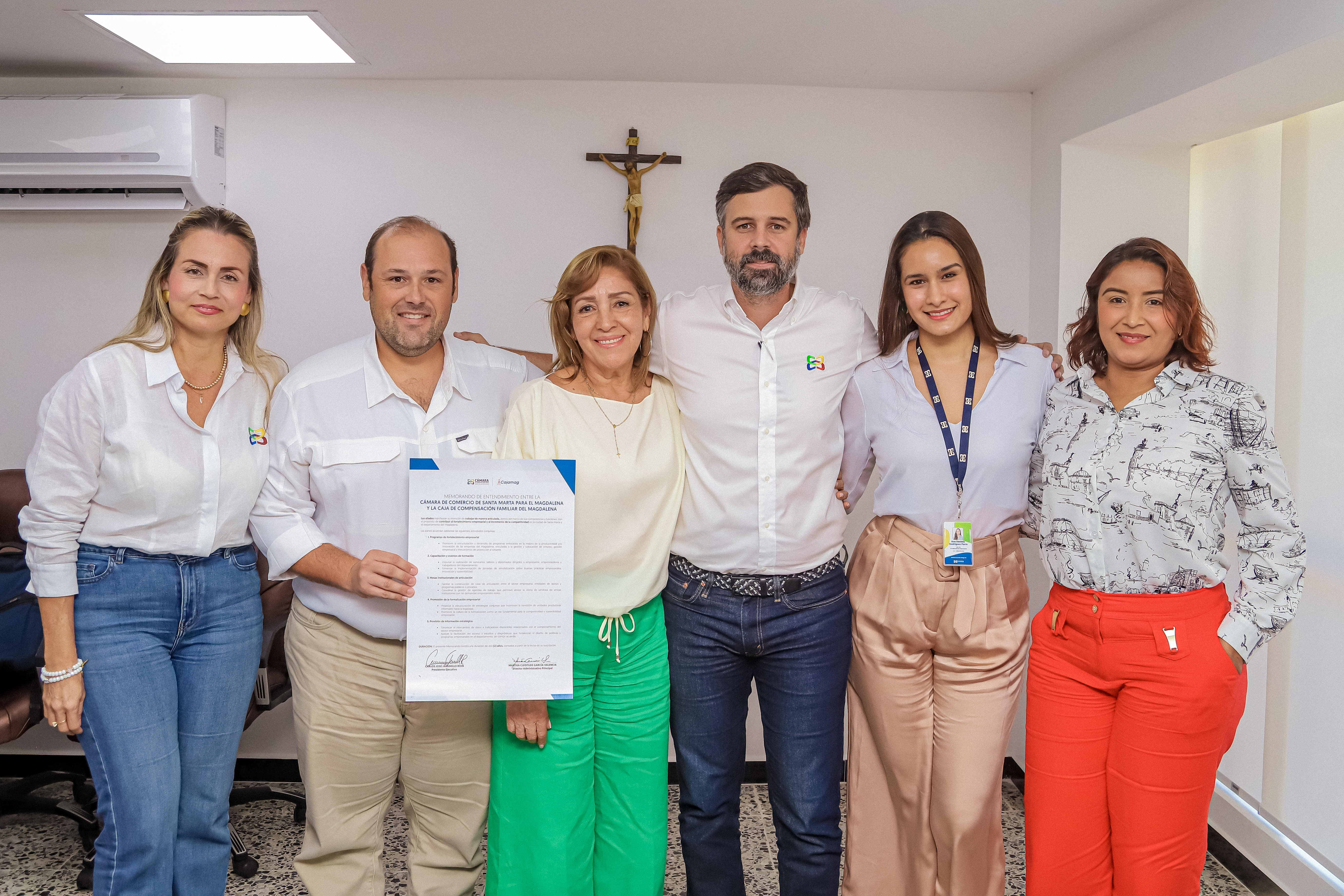 Cámara de Comercio y Cajamag fortalecen su alianza para impulsar el desarrollo empresarial del Magdalena