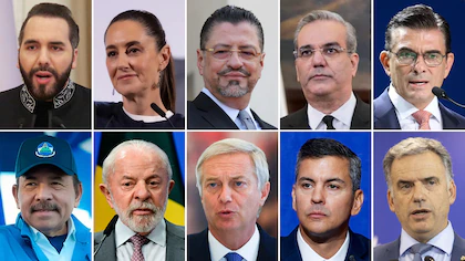 Ranking: Los 10 presidentes más populares de América Latina en abril de 2026