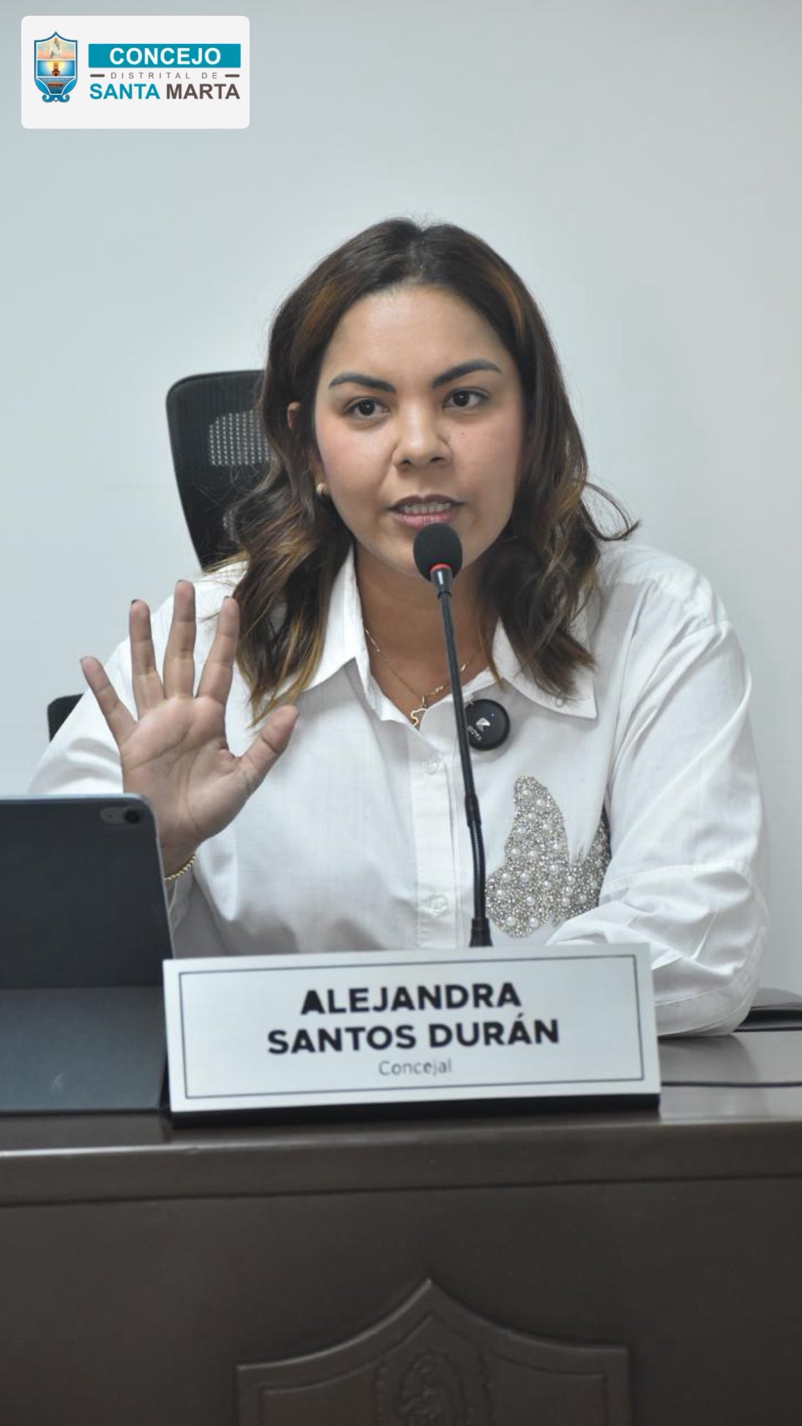 Concejal Alejandra Santos impulsa debate sobre reciclaje y cultura ciudadana en Santa Marta