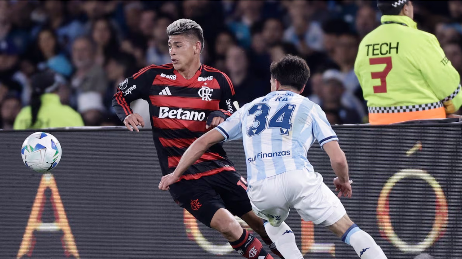 Carrascal, finalista de Libertadores con el Flamengo