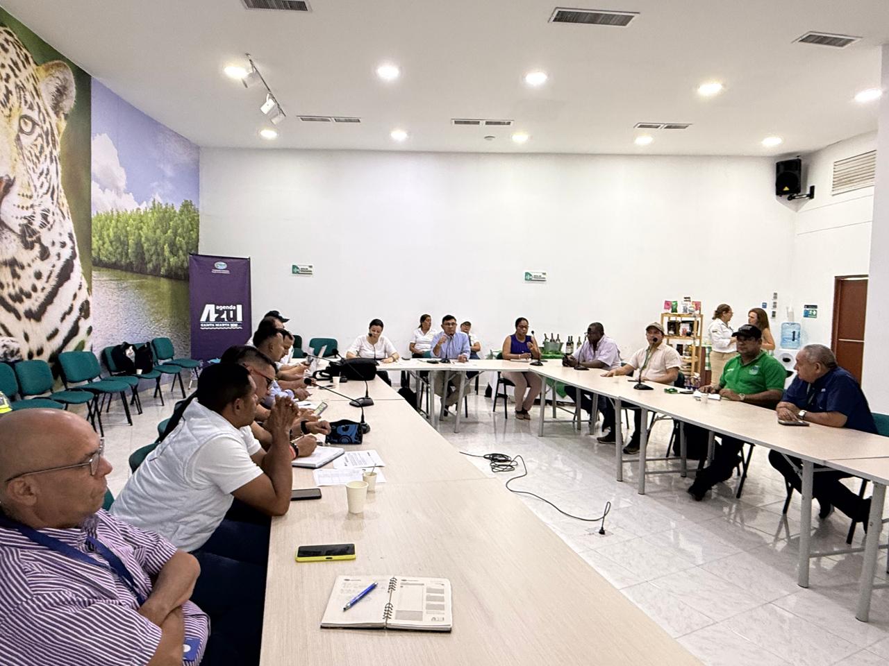 Corpamag liderò mesa tècnica interinstitucional para mitigar riesgos de desbordamientos del rìo Sevilla en la vereda La Zuana, Zona Bananera