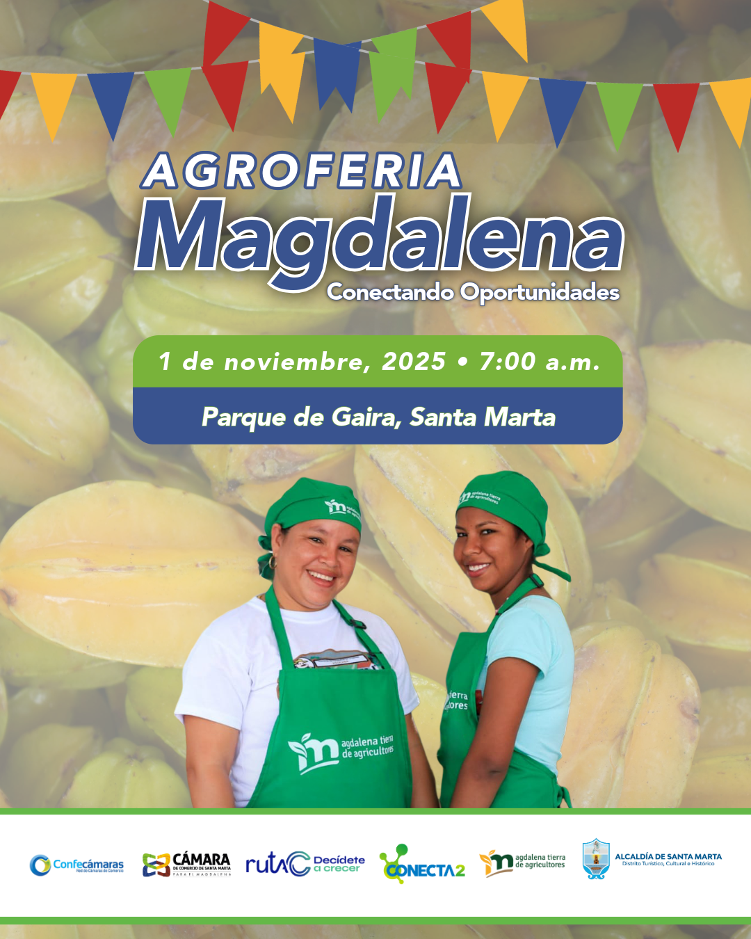 En Gaira se realizará la Agroferia Magdalena – Conectando Oportunidades