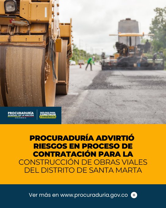 Procuraduría prende alarmas por presuntos vicios en millonario convenio en Santa Marta