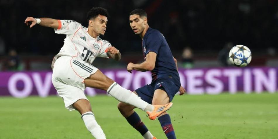 Día random de Díaz: de héroe a villano en triunfazo de Bayern ante PSG