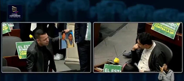 Acalorada pelea entre Jota Pe Hernández e Iván Cepeda en el Senado