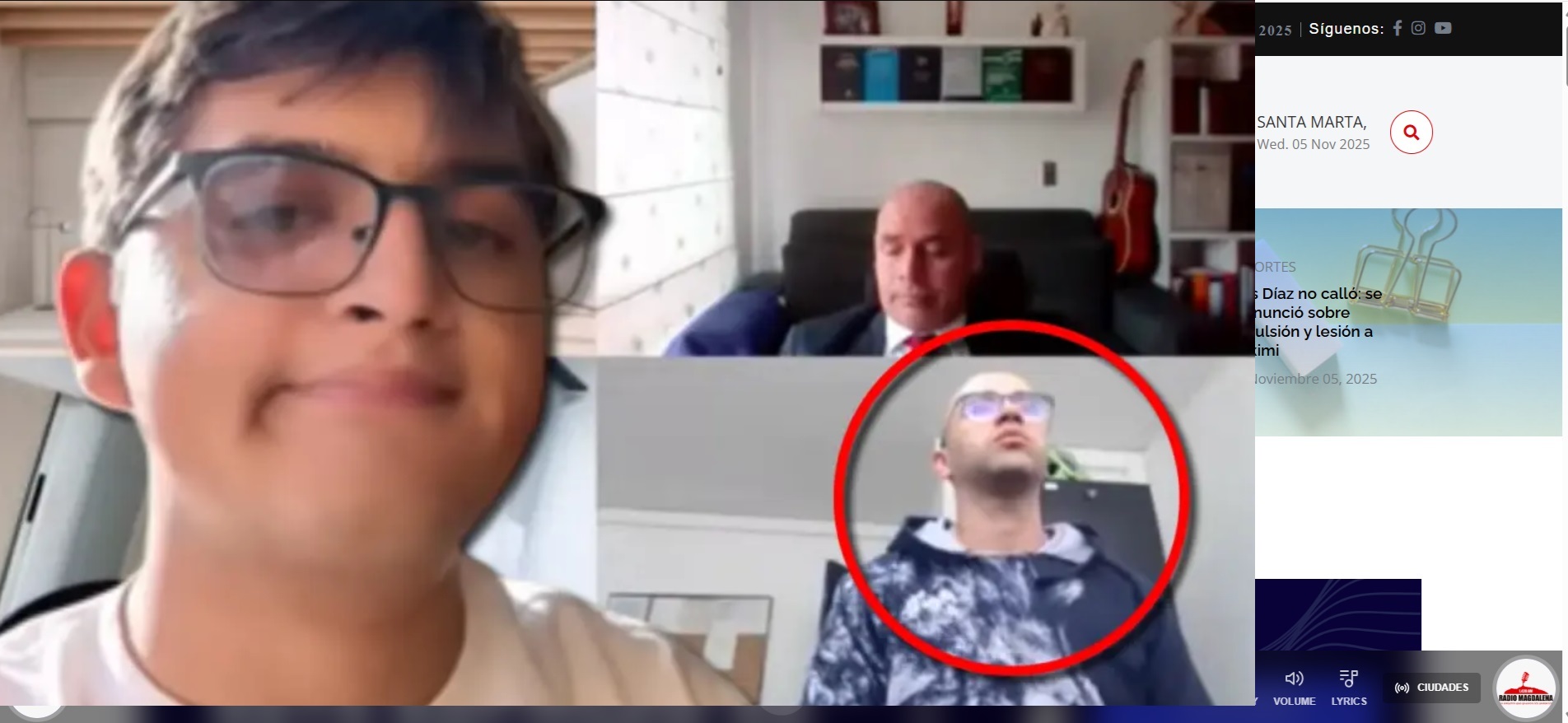 Presunto asesino de Jaime Esteban Moreno no aceptó cargos por homicidio