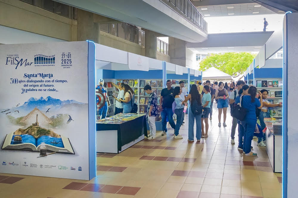 La FilSMar de UNIMAGDALENA cerró con más de 10 mil libros vendidos en su séptima edición