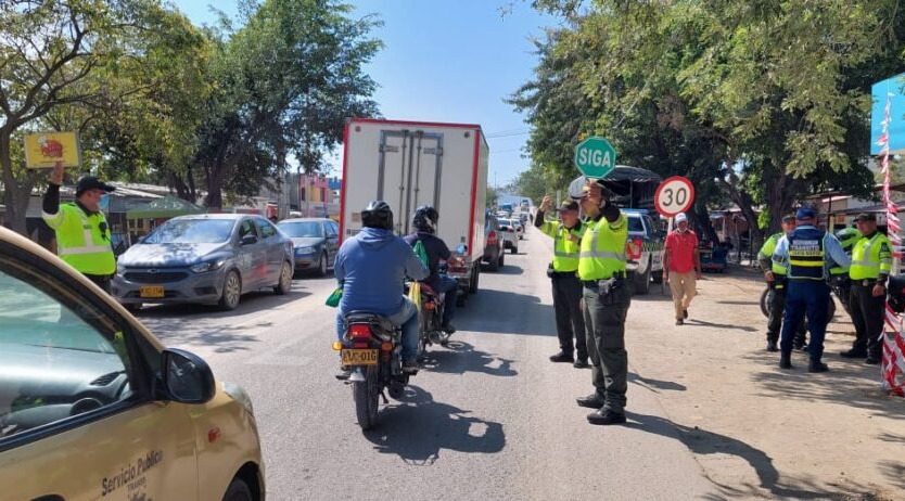 Refuerzan controles en las vías del Magdalena durante el puente festivo de la independencia de Cartagena