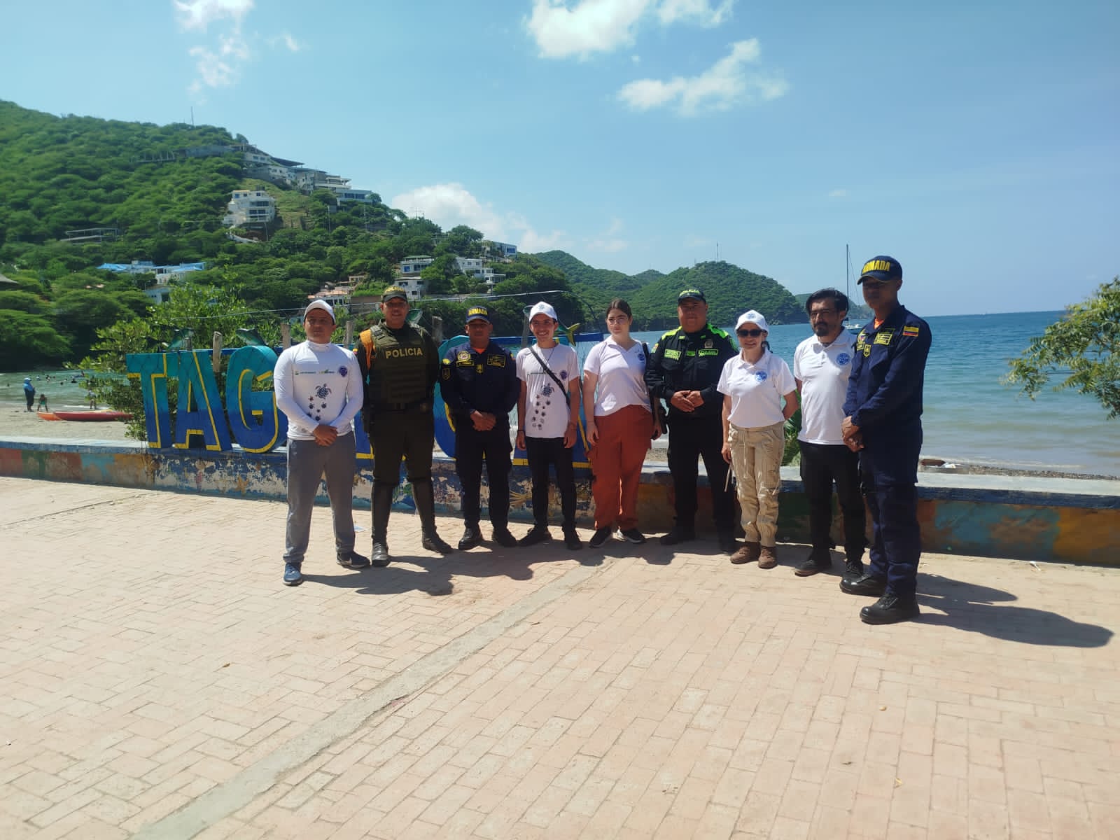 Policía de Turismo impulsa acciones para la conservación de tortugas marinas en Santa Marta