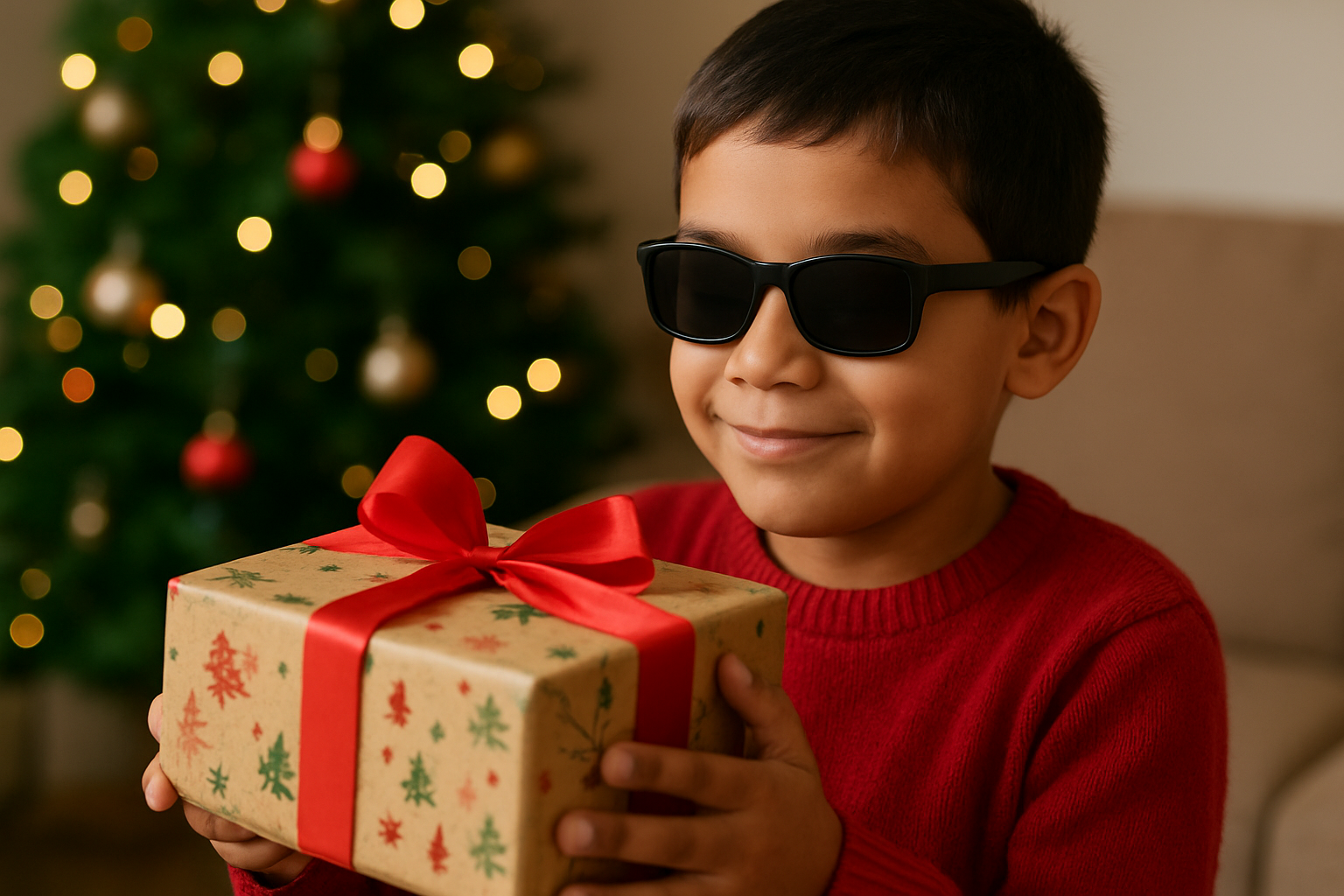 INCI lanza campaña navideña para llevar regalos a niños con discapacidad visual