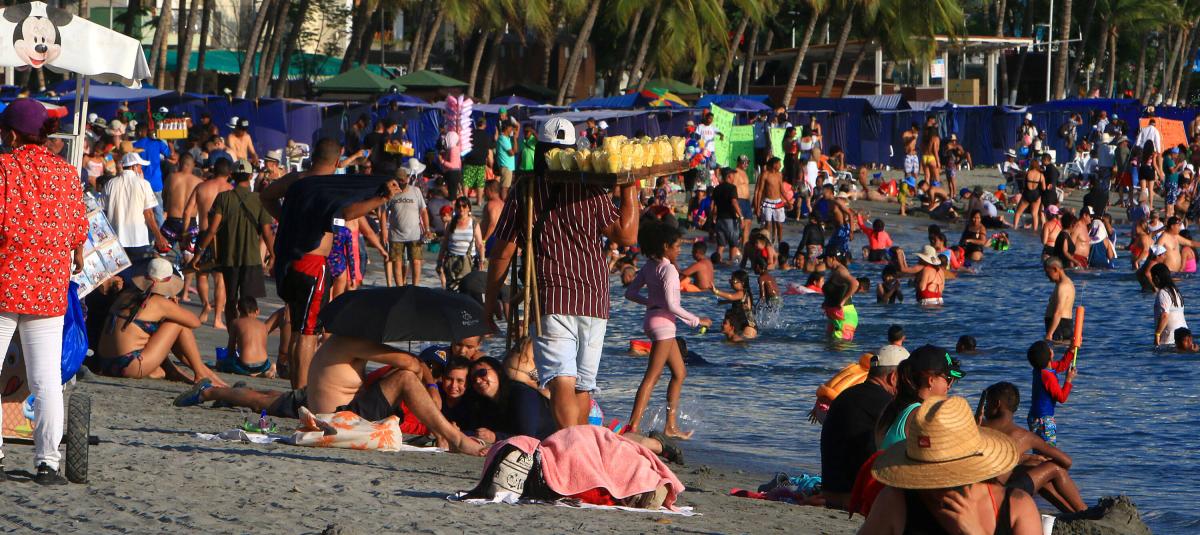 Muy baja fue la afluencia de turistas durante la semana anterior, según pudo apreciarse en los distintos balnearios de la ciudad