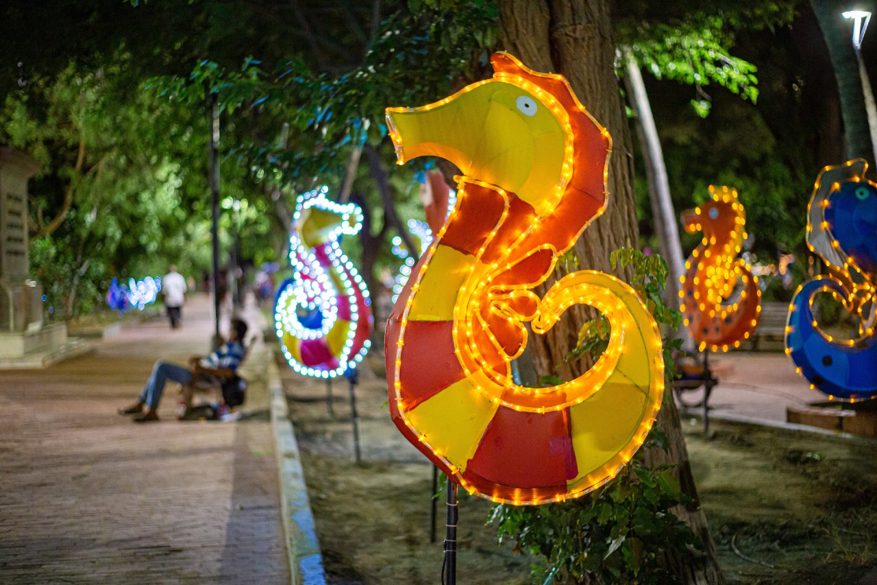 Santa Marta le da la bienvenida a diciembre con color, tradición y ambiente navideño