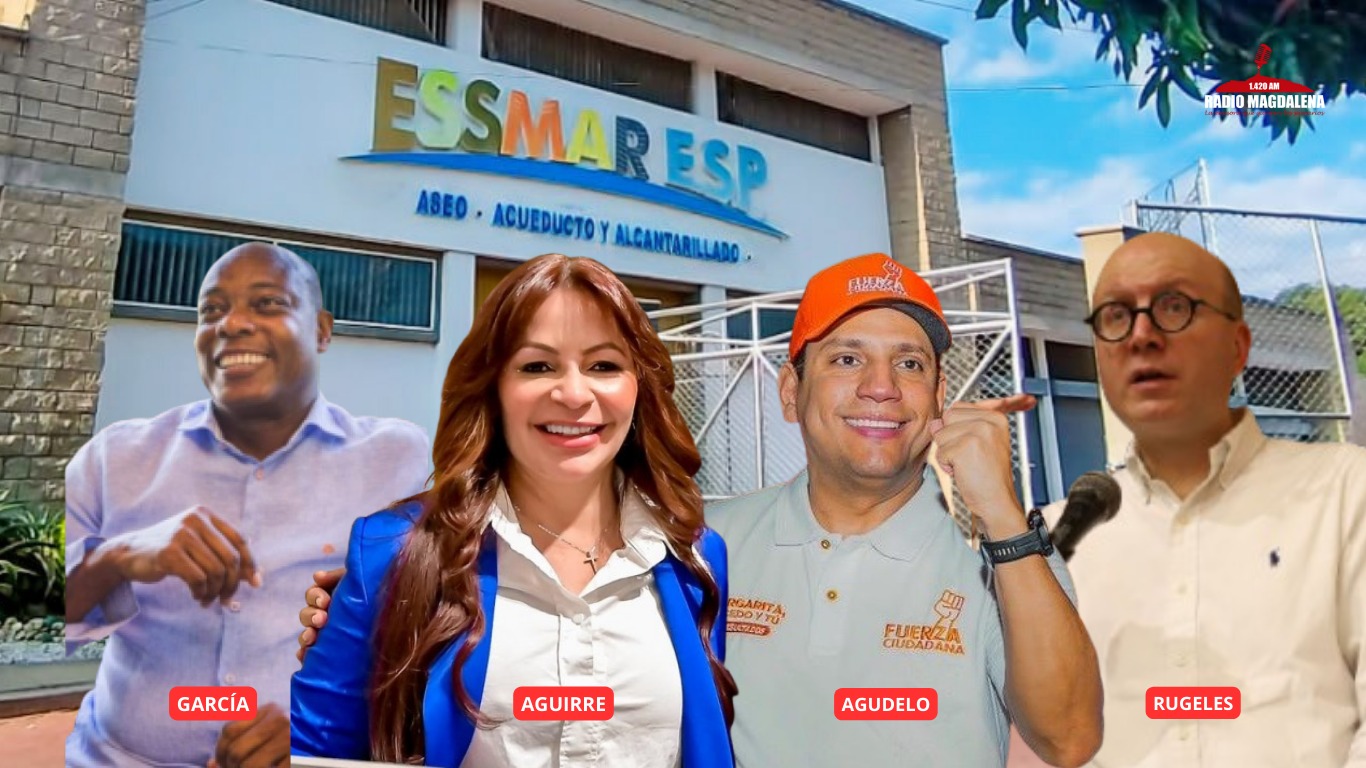 Contraloría señala fiscalmente responsables a Aguirre, Agudelo, García y Rugeles por detrimento en la Essmar por $42 mil millones