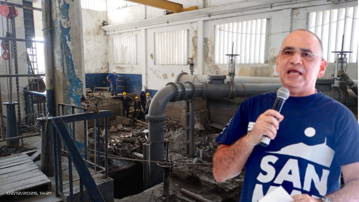 “Inversiones en la EBAR solucionarán fallas en el sistema de bombeo y los rebosamientos de aguas residuales”: Pinedo