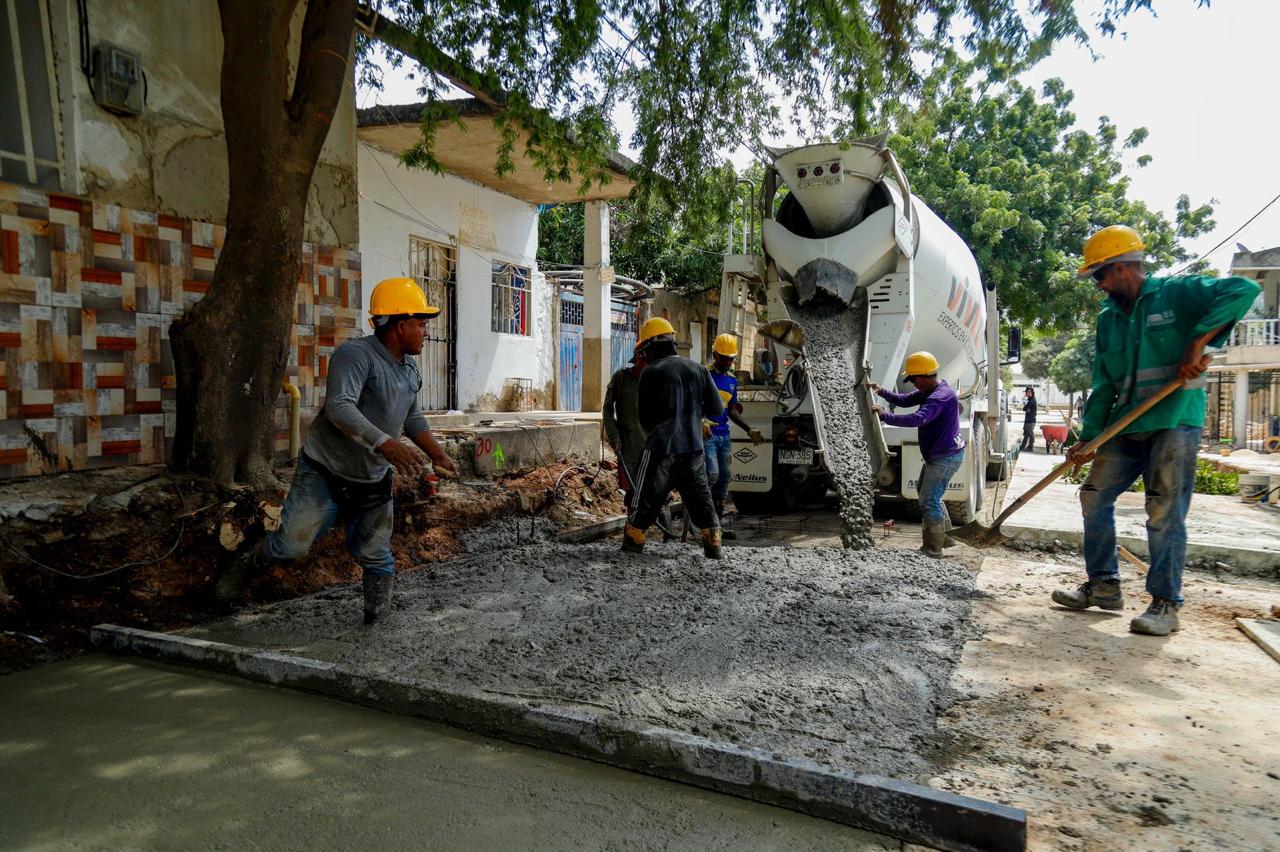 Alcaldía de Pinedo impulsa la transformación de la Localidad 2 con 20 obras barriales