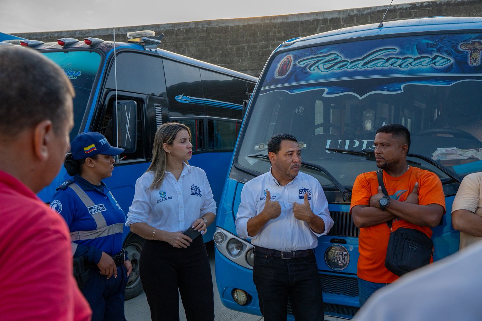 Alcaldía de Santa Marta refuerza seguimiento y controles a buses de transporte público