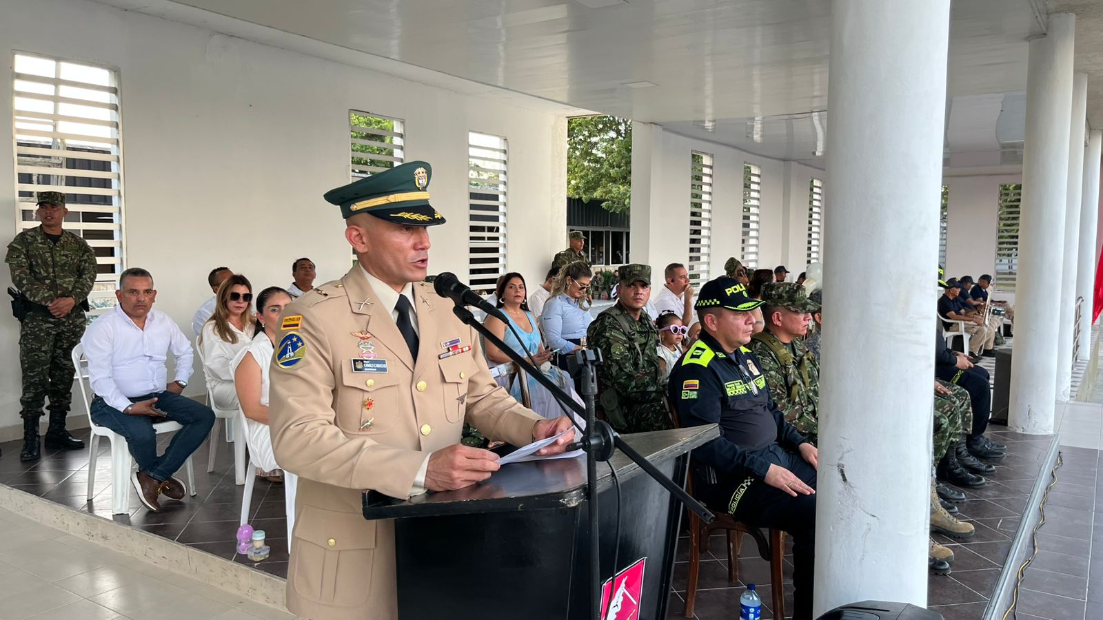 Asocie asiste al cambio de mando del Batallón de Alta Montaña, en respaldo y agradecimiento a la labor que hacen en materia de seguridad en la región