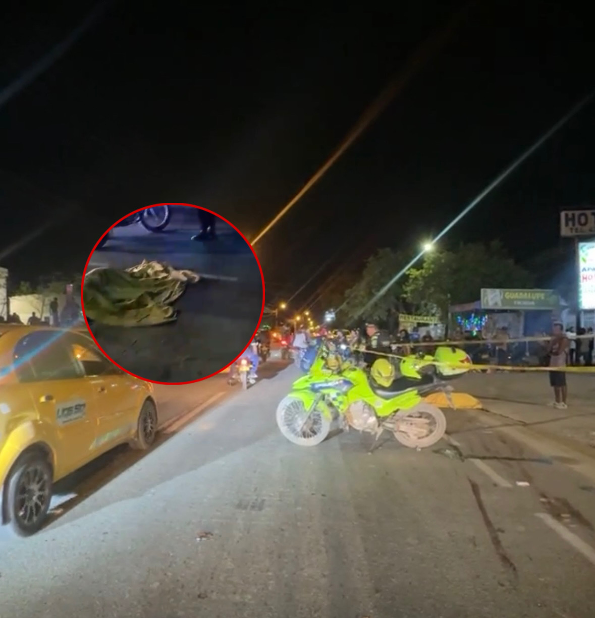 Mujer canadiense murió arrollada por un taxi en la Troncal del Caribe, a la altura de Bello Horizonte