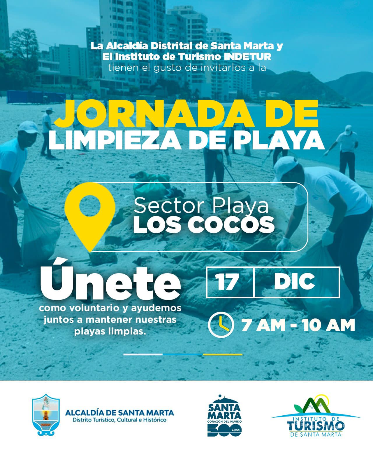 🌊♻️ Santa Marta se une por playas limpias ♻️🌊