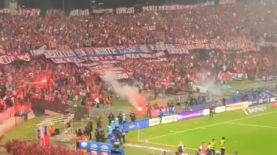 59 heridos entre ellos siete policías heridos dejaron desmanes por partido Nacional - Medellín