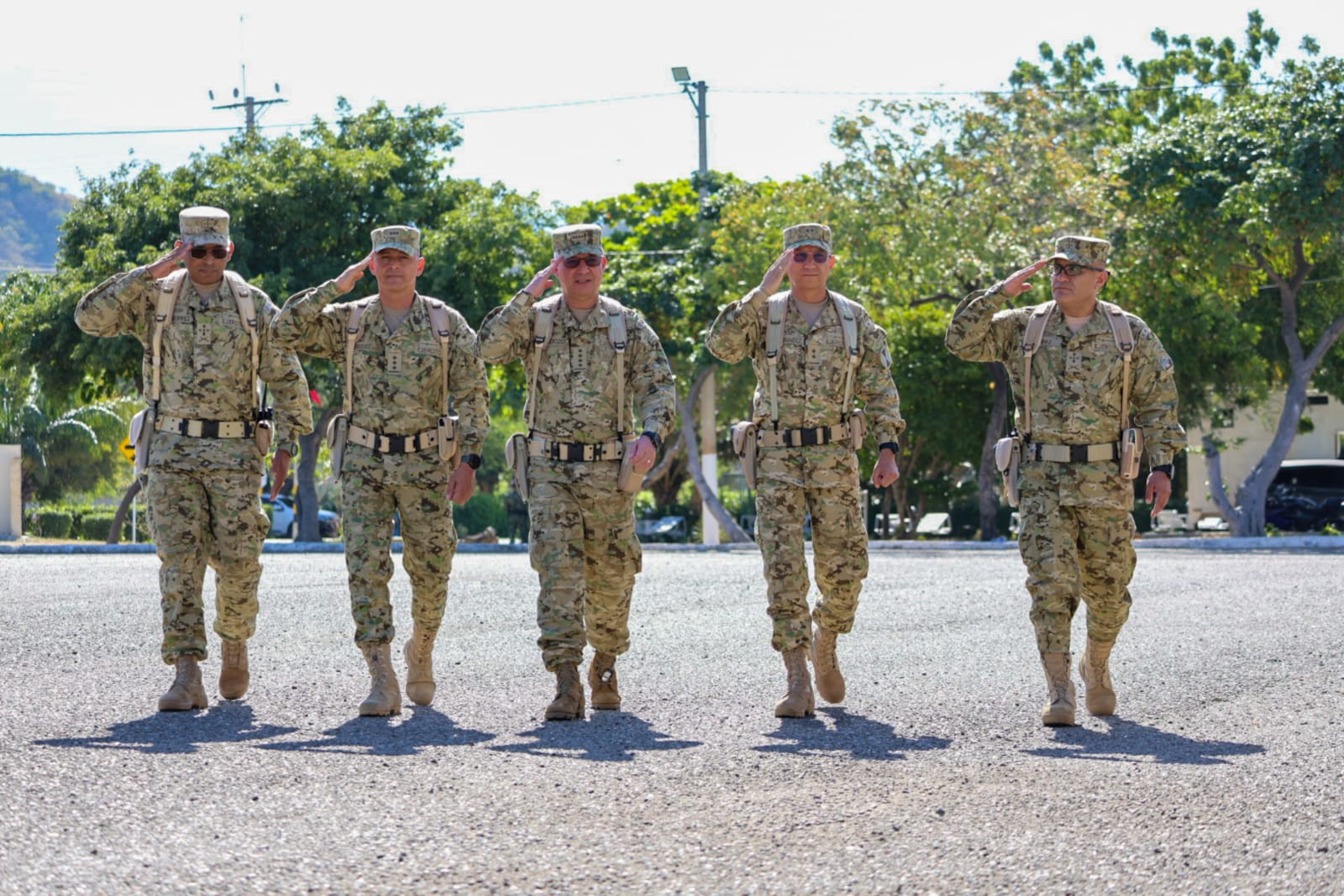 Ejército Nacional oficializó cambio de comando en la Primera División desde Santa Marta