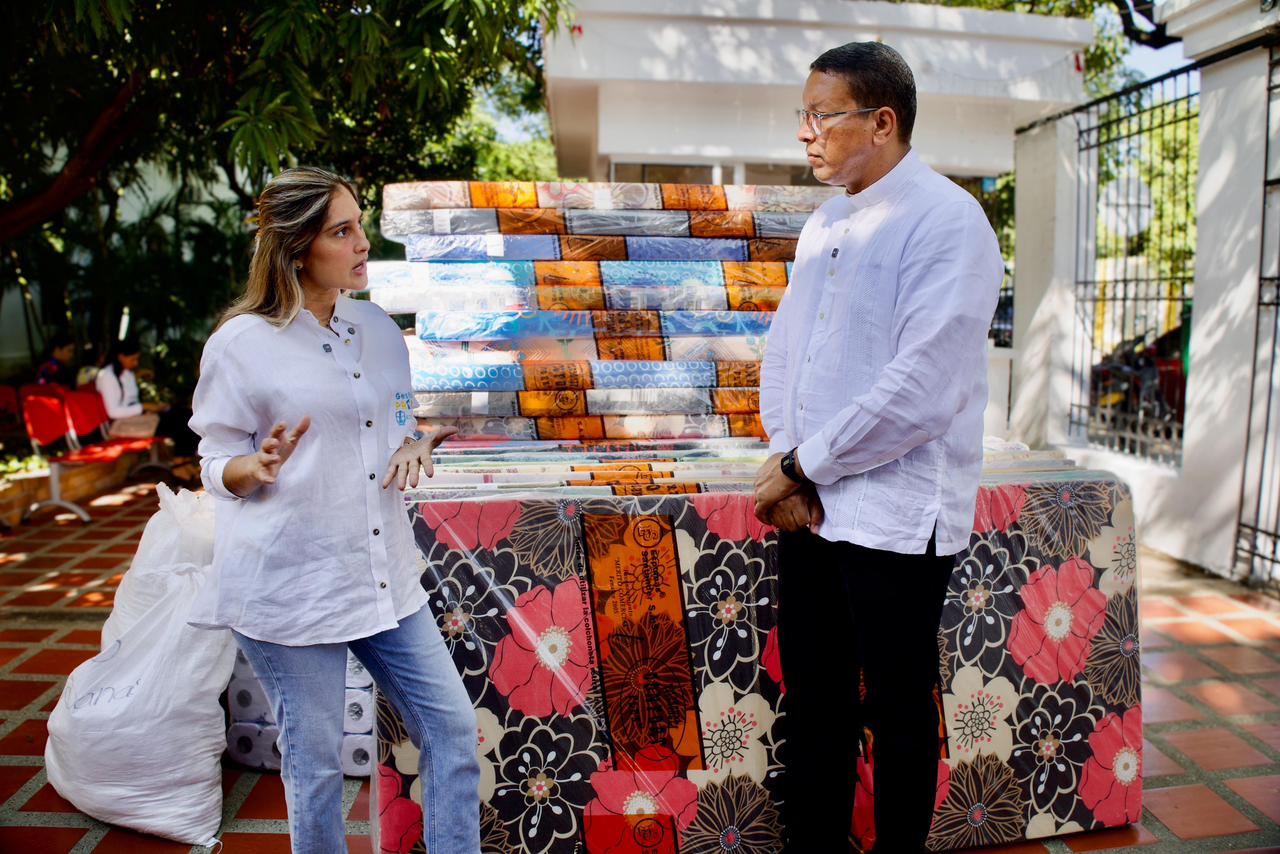 Gestora social Bleydis Pérez entregó donación al Centro de Bienestar al Anciano Sagrados Corazones de Jesús y María