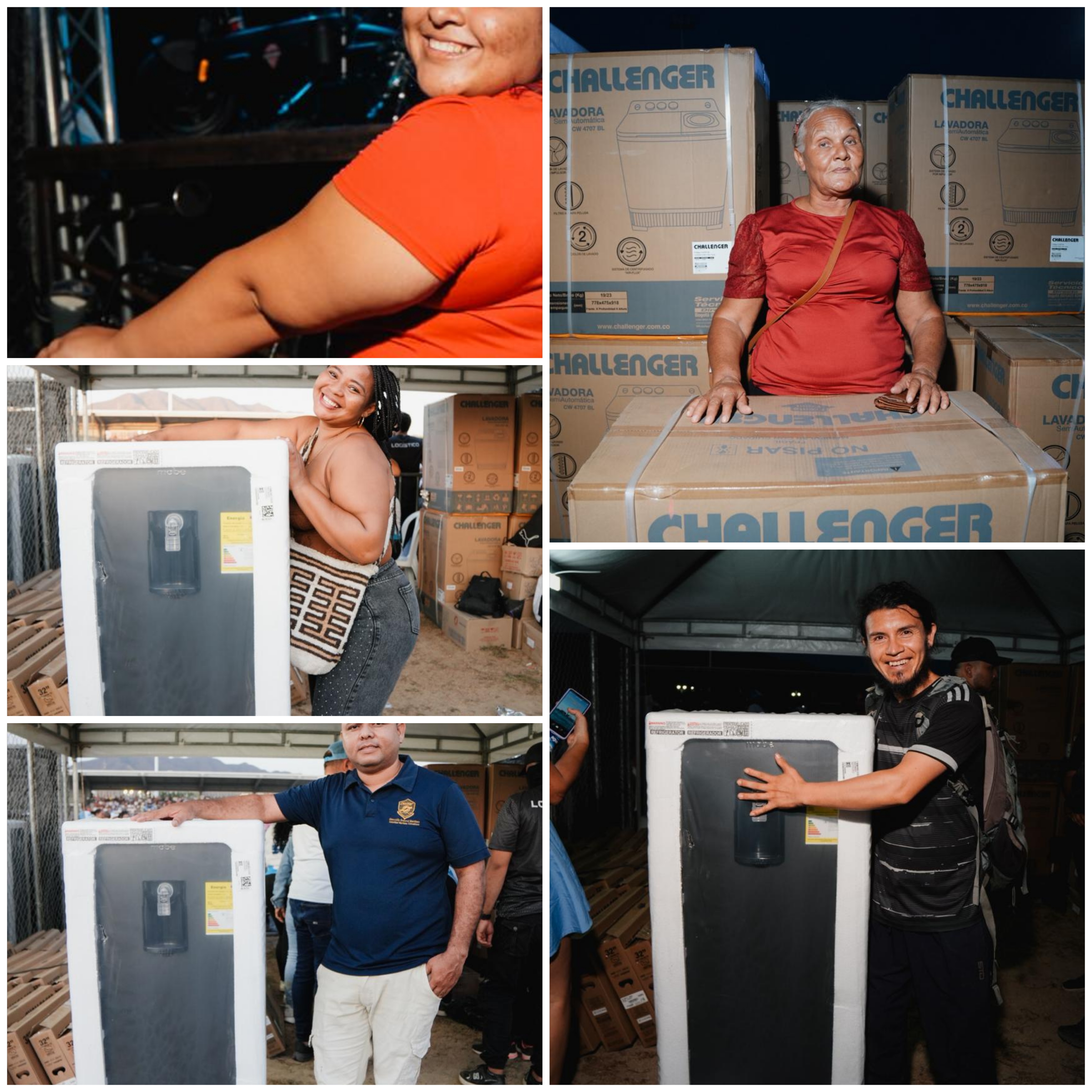 " “¡Me llevo una nevera! Esto transforma mi vida”: Ganadores agradecidos con el alcalde Pinedo en ‘Santa Marta Social 2026’