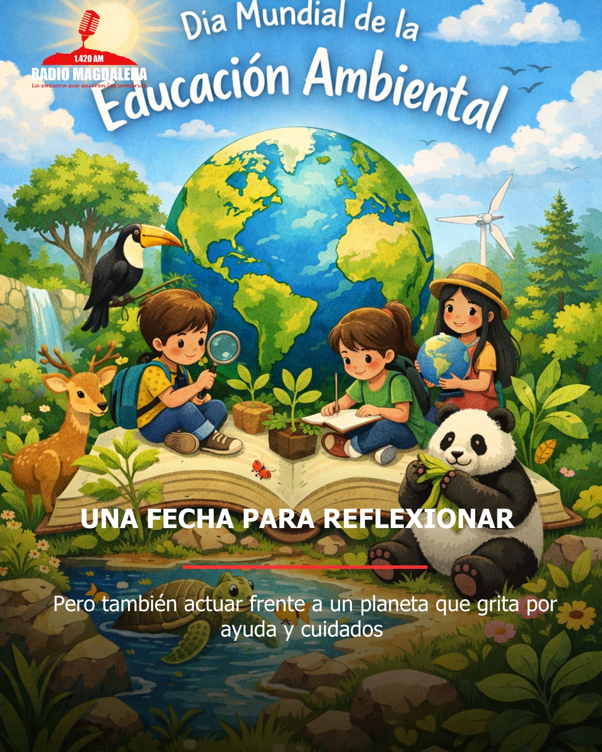🌎 Cuidar el planeta empieza por educar: hoy se celebra la Educación Ambiental