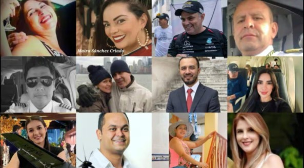 El rostro de las víctimas; una de ellas se tomó una foto en la avioneta. La esposa del piloto se pronunció: “No sabemos qué hacer”