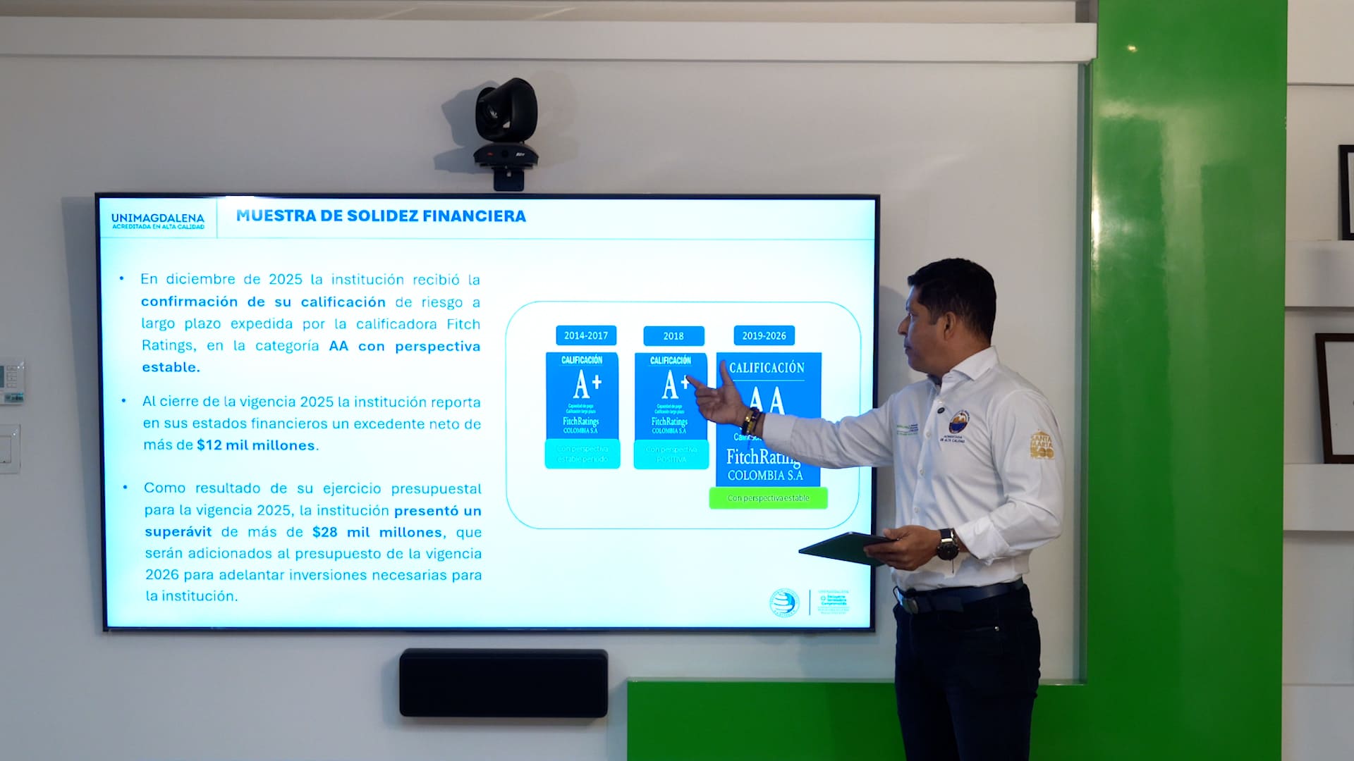 Unimagdalena aclara alcances del informe de la Contraloría y reafirma su solidez financiera