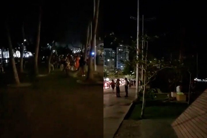 La oscuridad reinante en El Camellón de la Bahía dispara los atracos en horas de la noche y de la madrugada