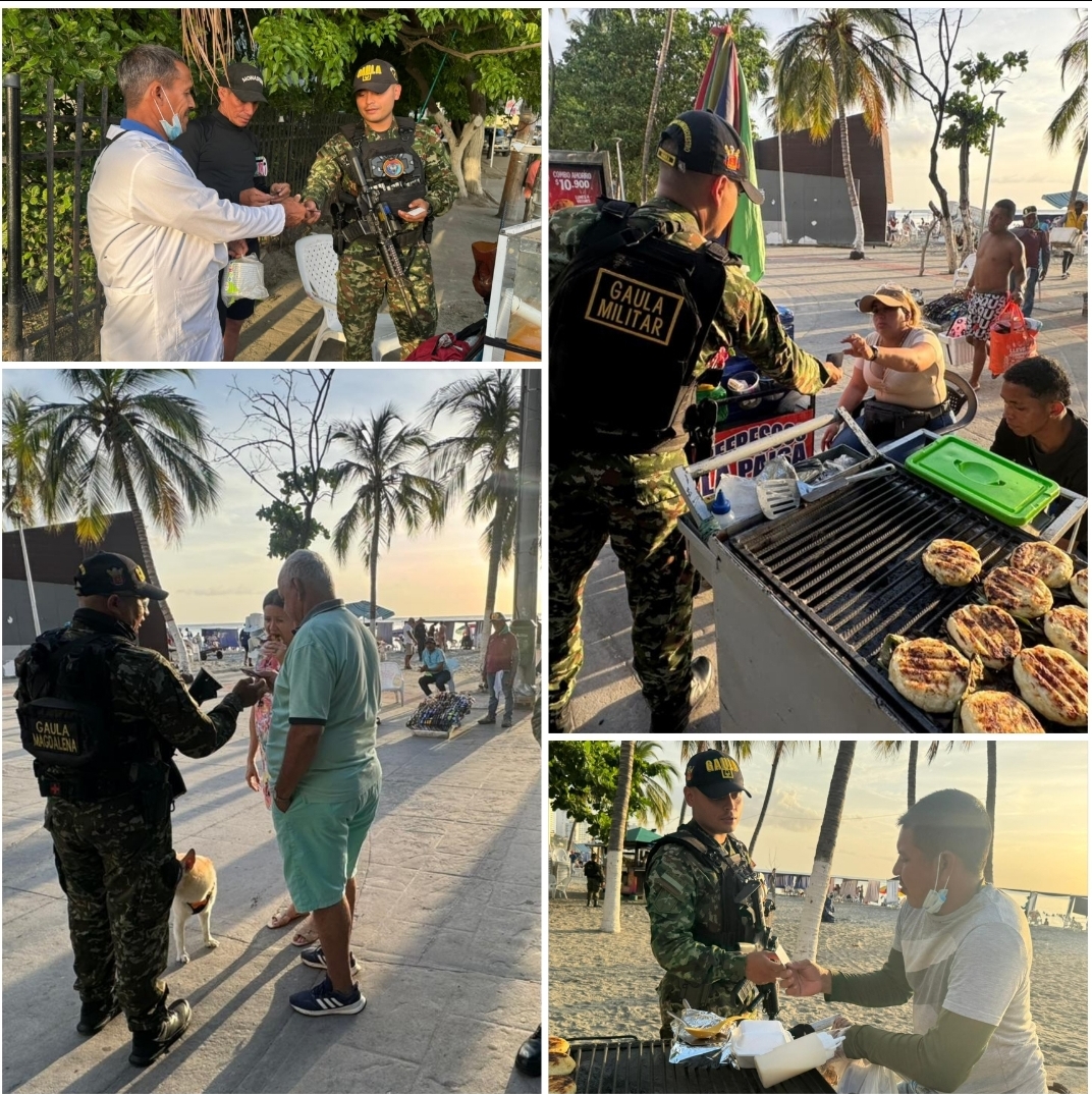 Gaula Militar fortalece campaña contra la extorsión en el Rodadero