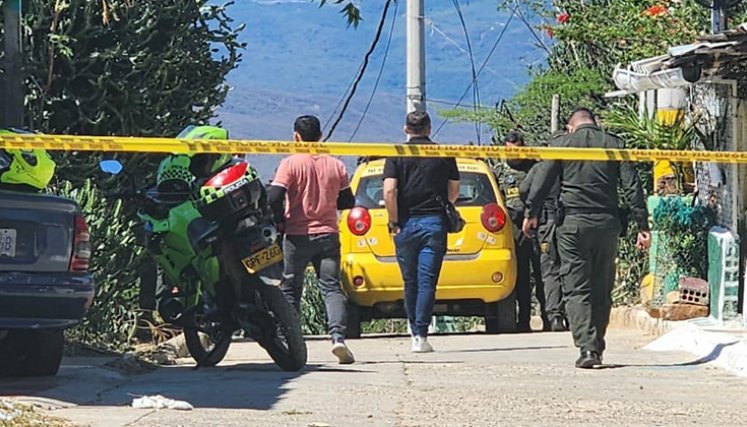 Ciclo Taxista fue asesinado a tiros mientras trabajaba por una de las calles en el municipio de Ciénaga